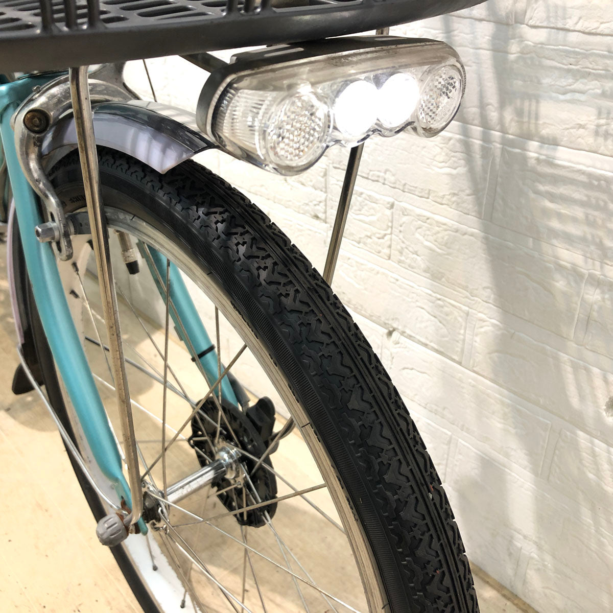 ブリヂストン アシスタ コンパクト ブルー 20インチ YQ094 【中古車】