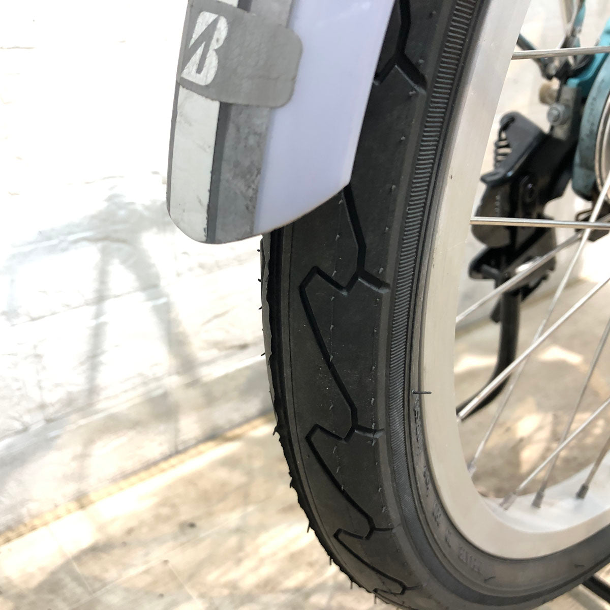 ブリヂストン アシスタ コンパクト ブルー 20インチ YQ094 【中古車】