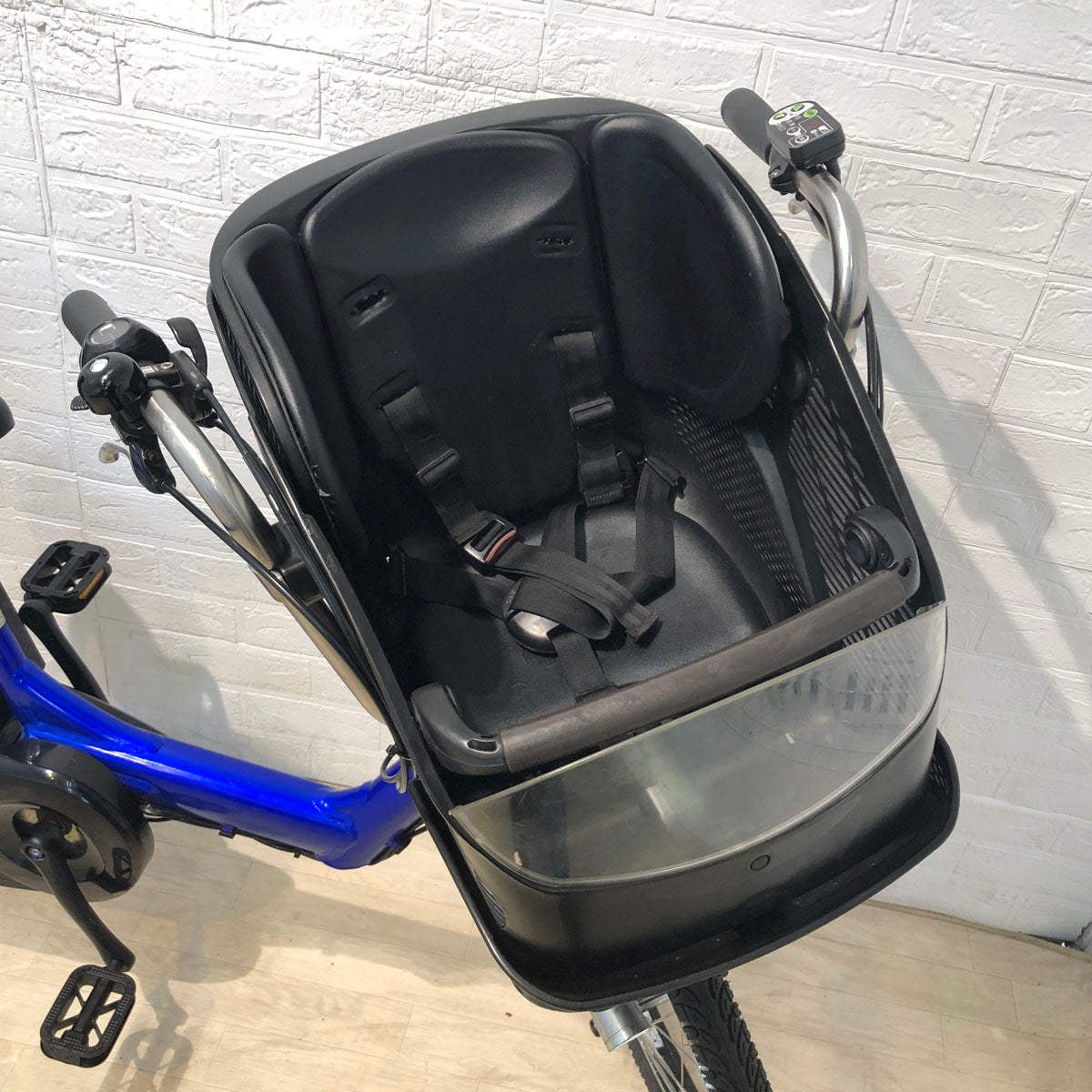 ヤマハ PAS Kiss mini パス キッス ミニ ブルー 20インチ YV112【中古車】