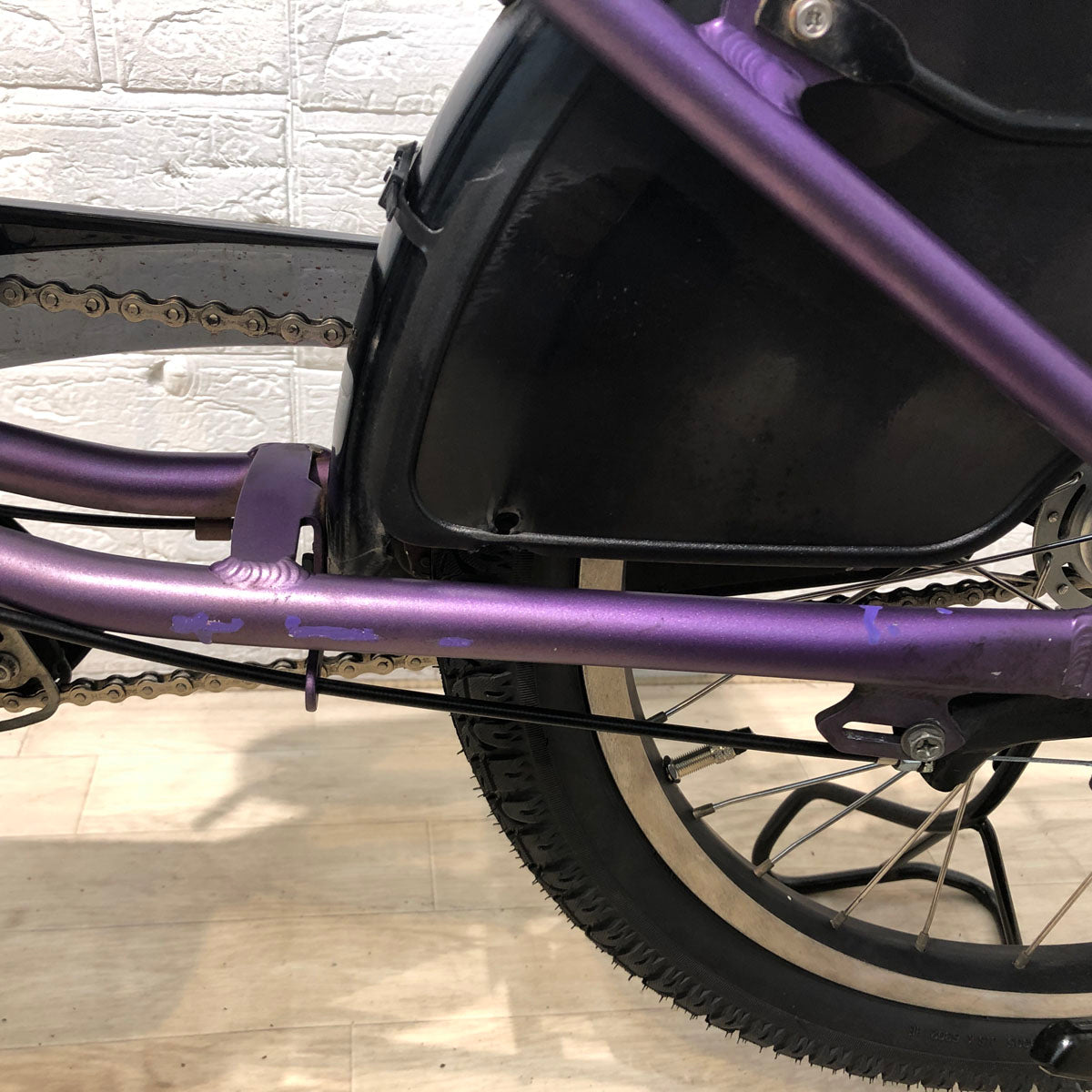 ヤマハ PAS Kiss mini XL パス キッス ミニ XL パープル 20インチ YV117【中古車】