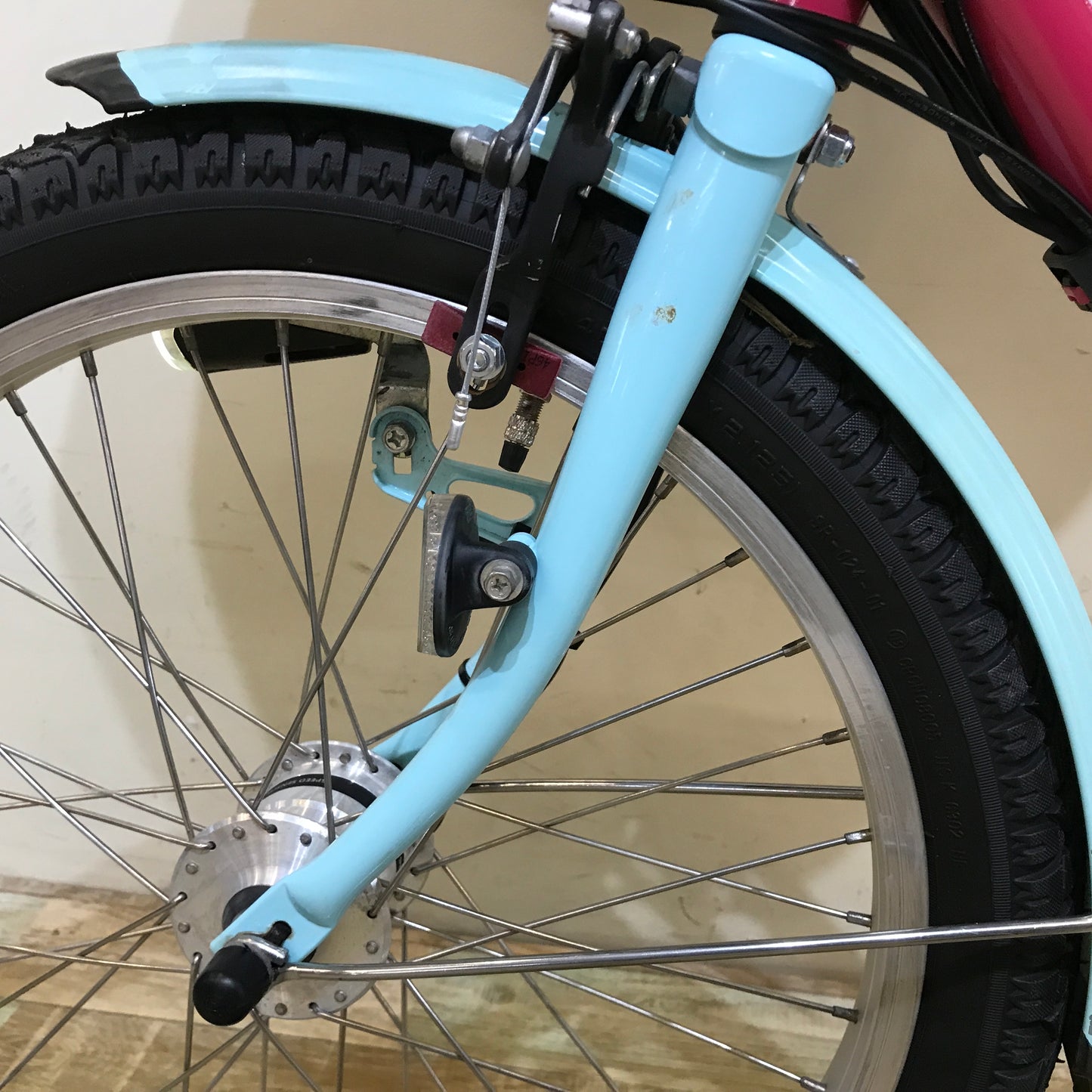 パナソニック ギュット ミニ DX ピンク×水色 20インチ KO065 【中古車】