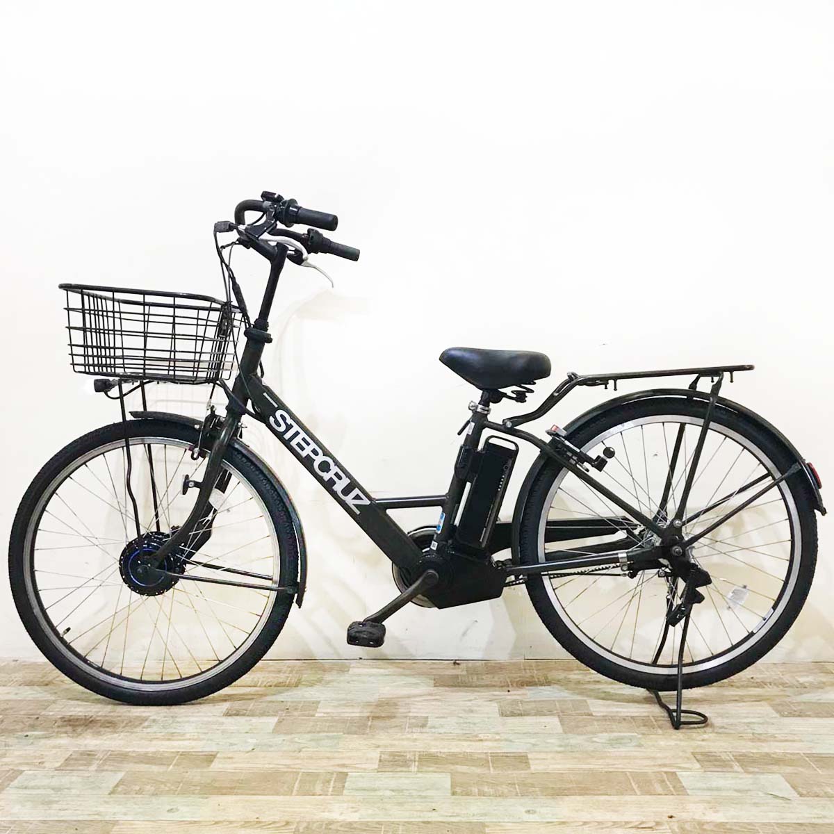 ブリヂストン ステップクルーズ e カーキ 26インチ KT055 【中古車】