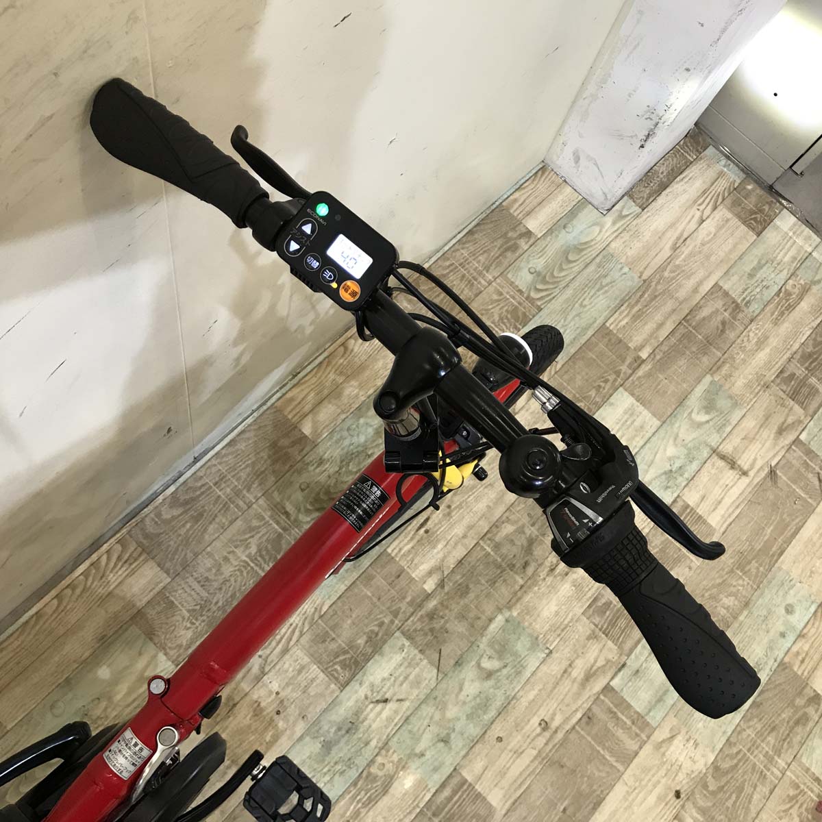 折りたたみ パナソニック オフタイム レッド × イエロー 前18×後20インチ KX113 【中古車】
