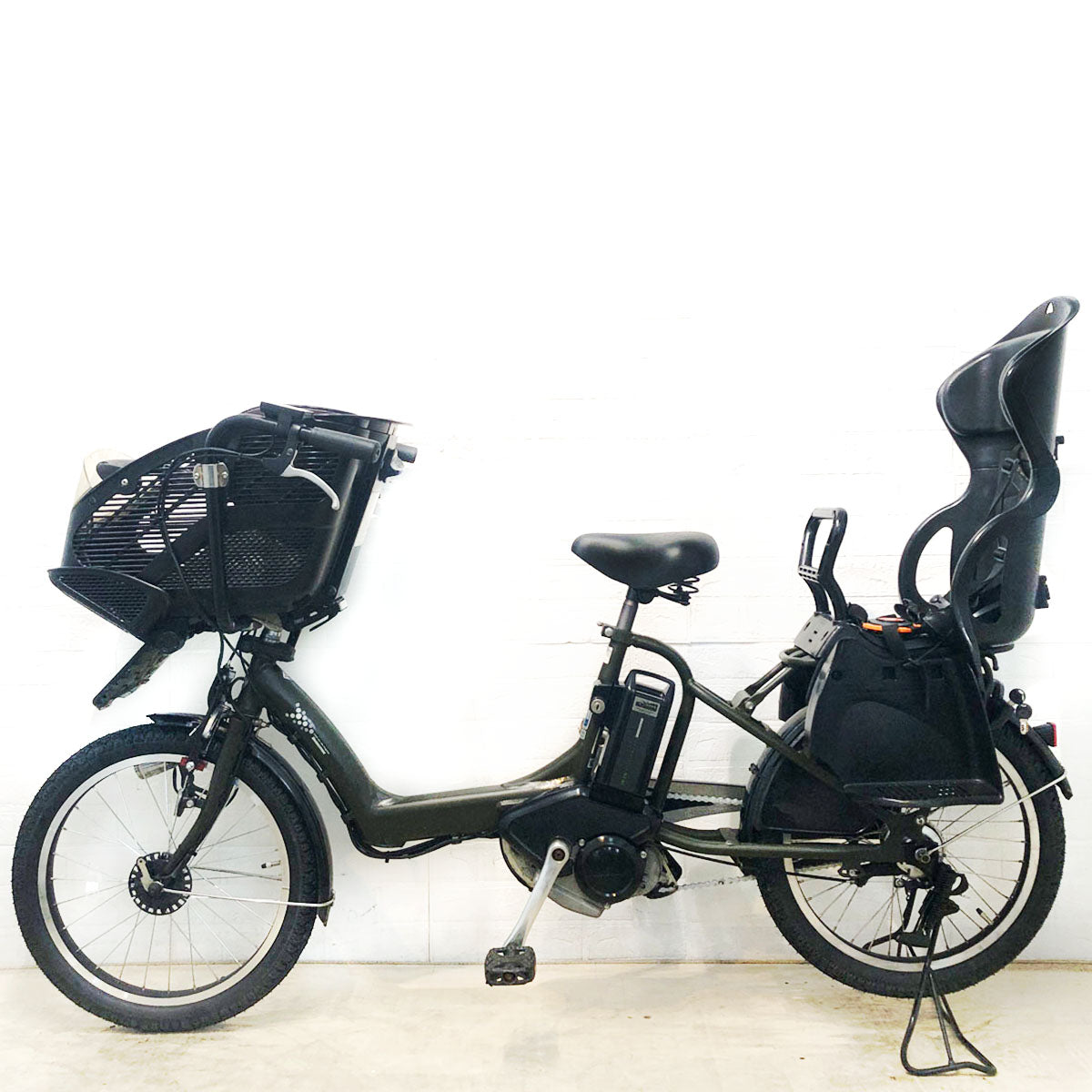 ブリヂストン アンジェリーノ プティット e カーキ 20インチ YE003【中古車】