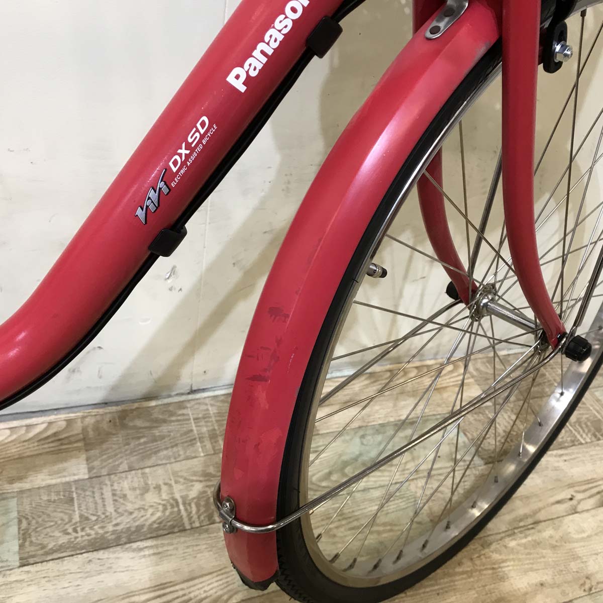 パナソニック ビビ DX SD レッド 26インチ KY007 【中古車】