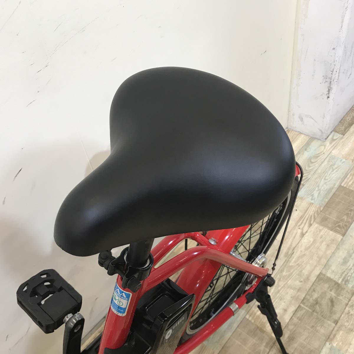 折りたたみ パナソニック オフタイム レッド × イエロー 前18×後20インチ KT092 【中古車】