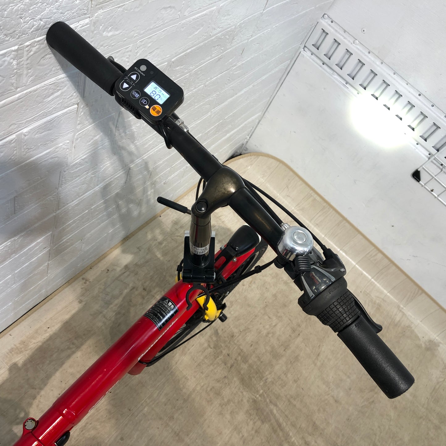 折りたたみ パナソニック オフタイム レッド × イエロー 前18×後20インチ YN009 【中古車】