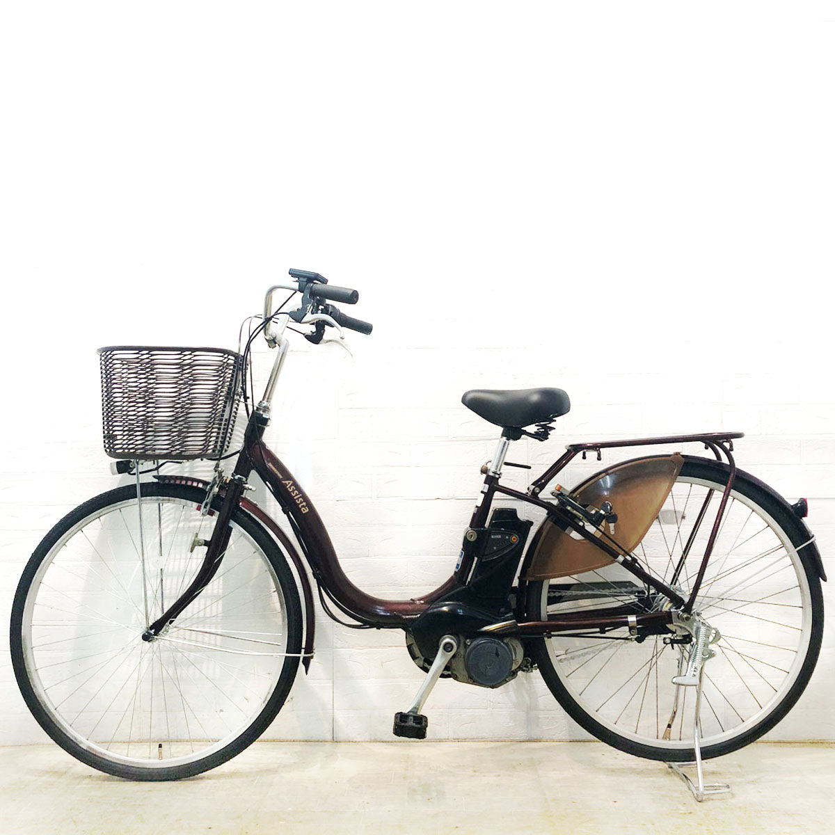 ブリヂストン アシスタ ベーシック ブラウン 26インチ YE044 【中古車】