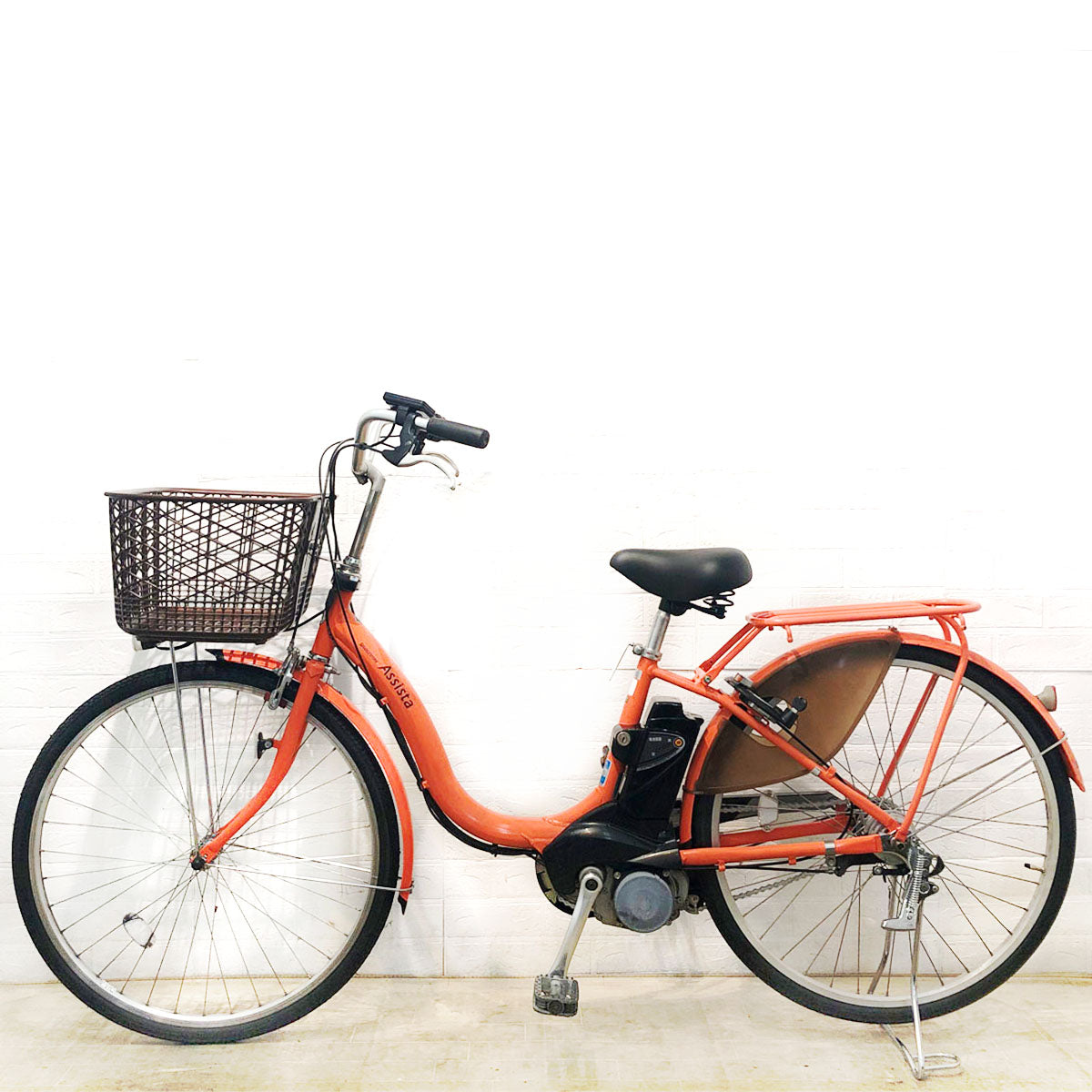 ブリヂストン アシスタ ベーシック オレンジ 26インチ YE048 【中古車】
