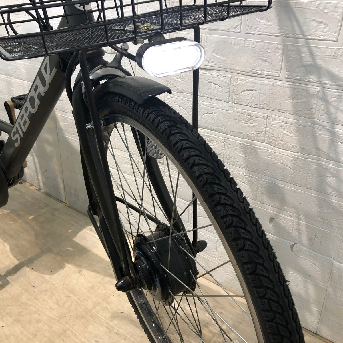 ブリヂストン ステップクルーズ e カーキ 26インチ YR095 【中古車】