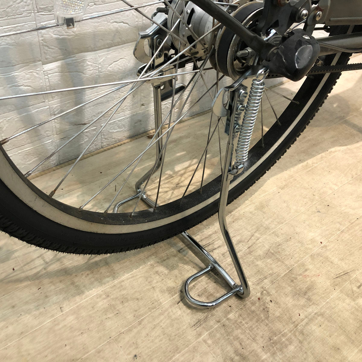 ブリヂストン ステップクルーズ e カーキ 26インチ YR095 【中古車】