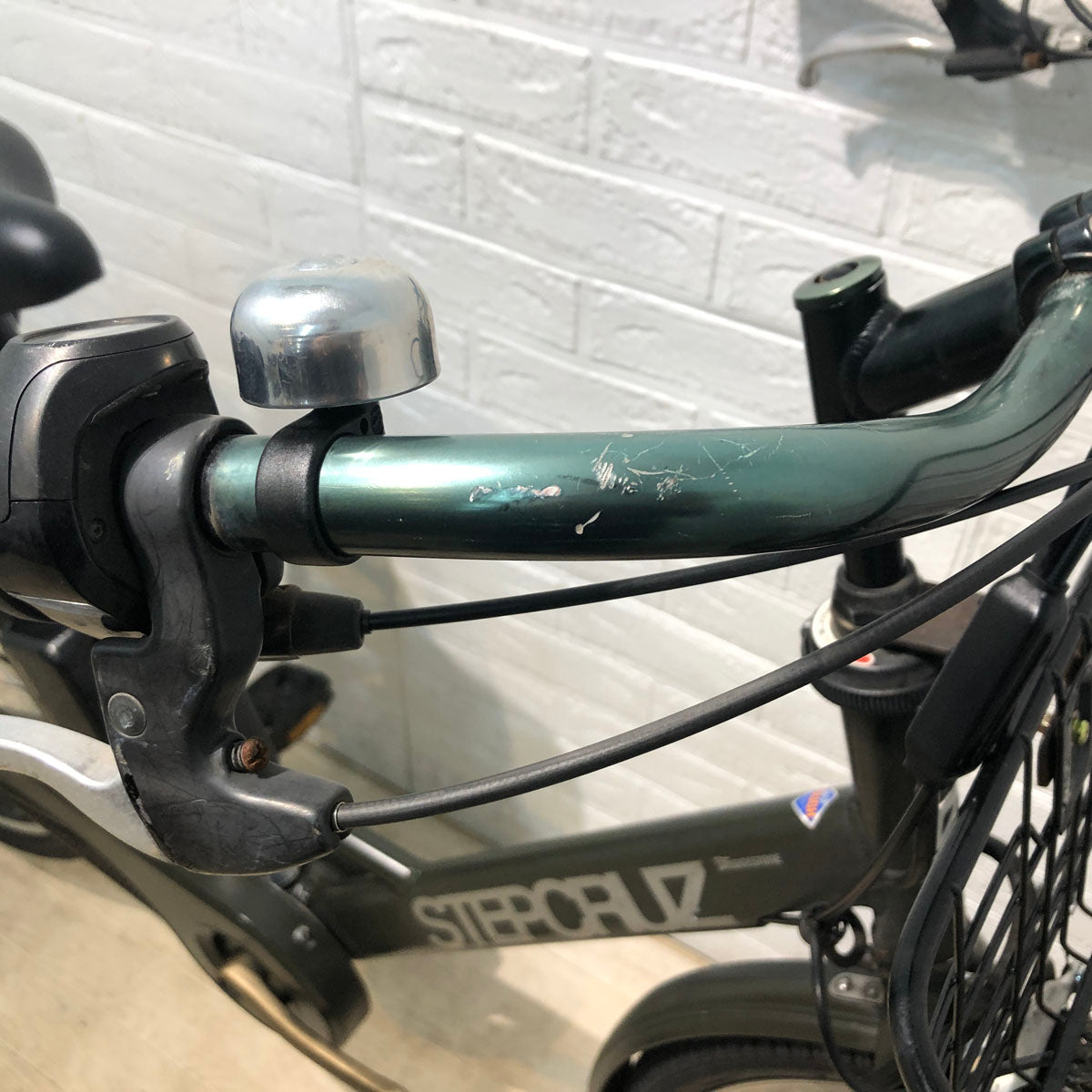 ブリヂストン ステップクルーズ e カーキ 26インチ YR095 【中古車】