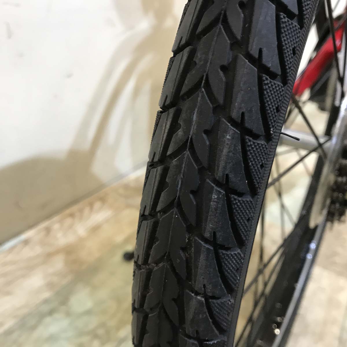 折りたたみ パナソニック オフタイム レッド × イエロー 前18×後20インチ KT125 【中古車】