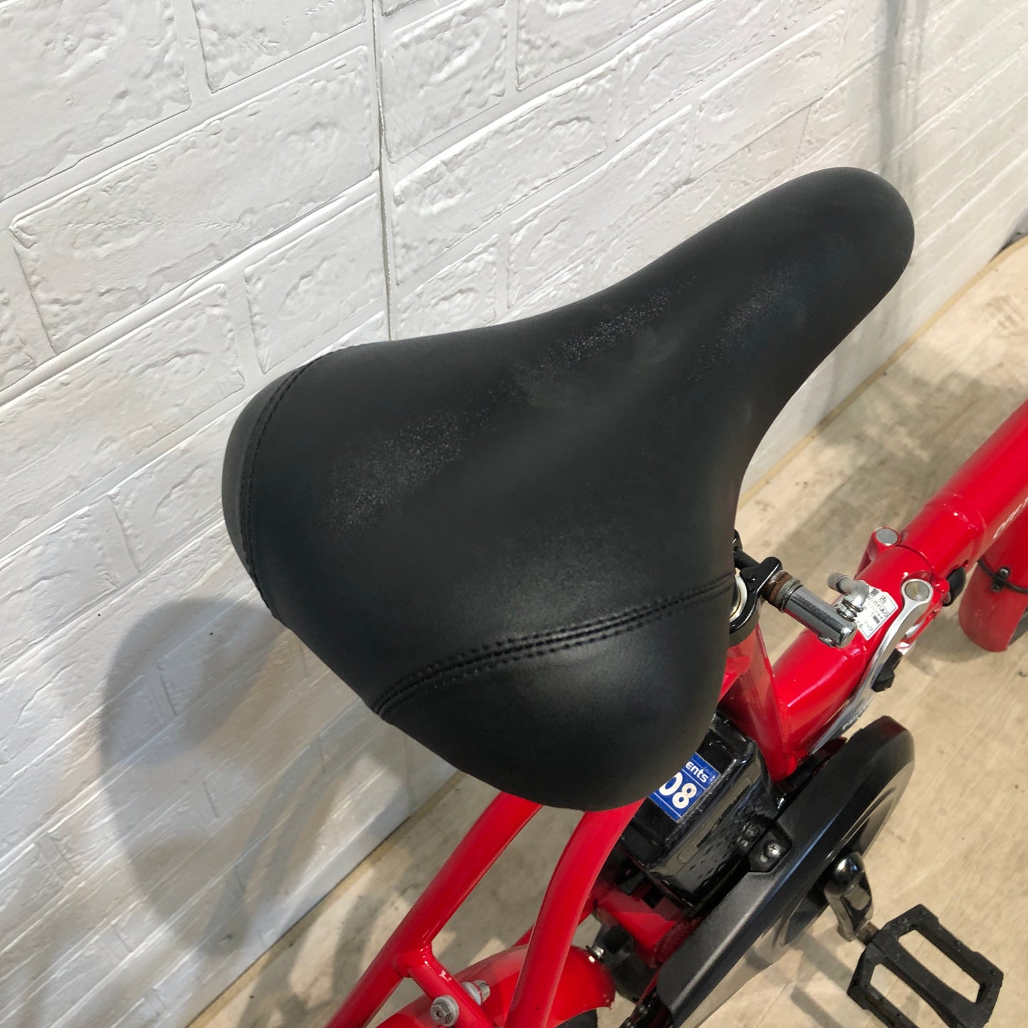 折りたたみ パナソニック オフタイム レッド × イエロー 前18×後20インチ YN031 【中古車】