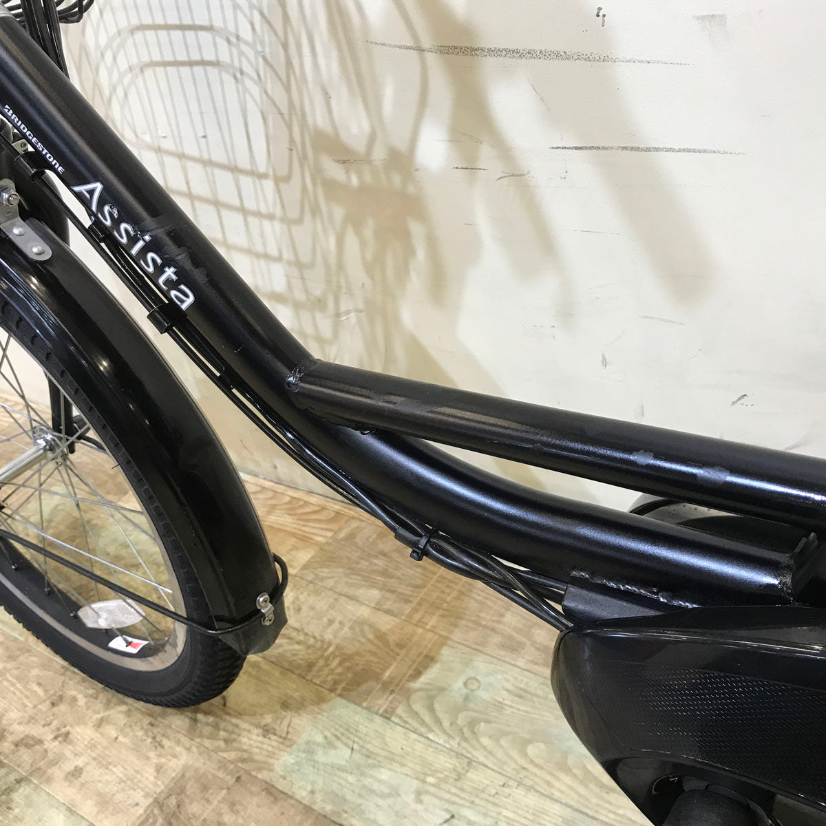ブリヂストン アシスタ ファイン ミニ ブラック 前20×後18インチ KY087 【中古車】