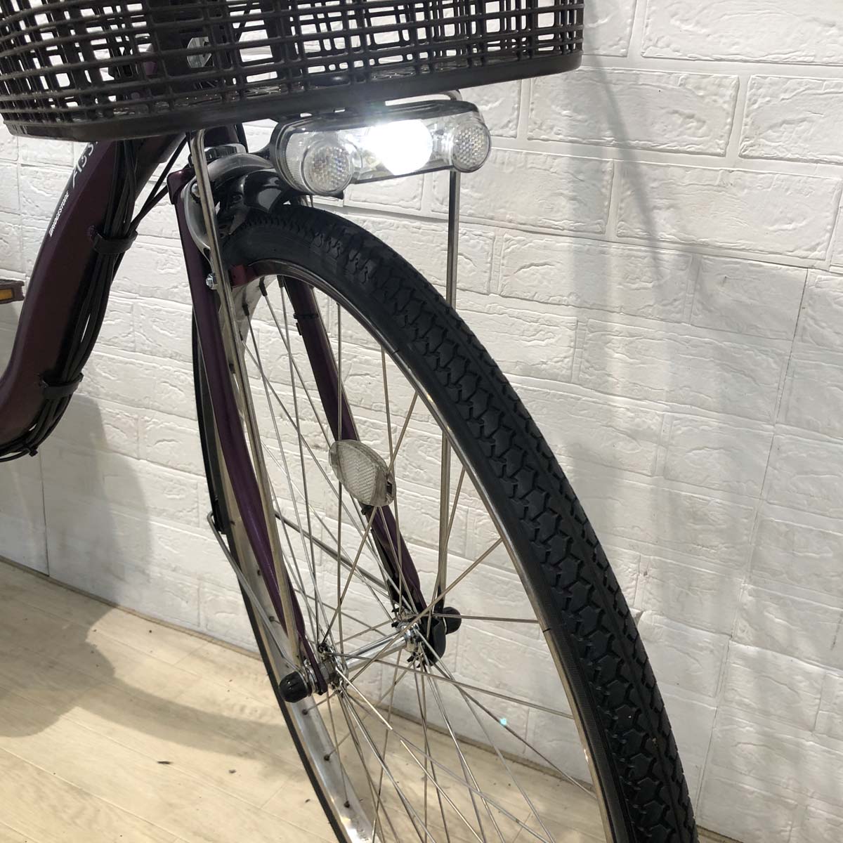 ブリヂストン アシスタ DX パープル 26インチ YX038 【中古車】