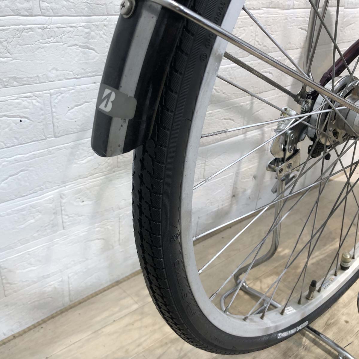 ブリヂストン アシスタ DX パープル 26インチ YX038 【中古車】