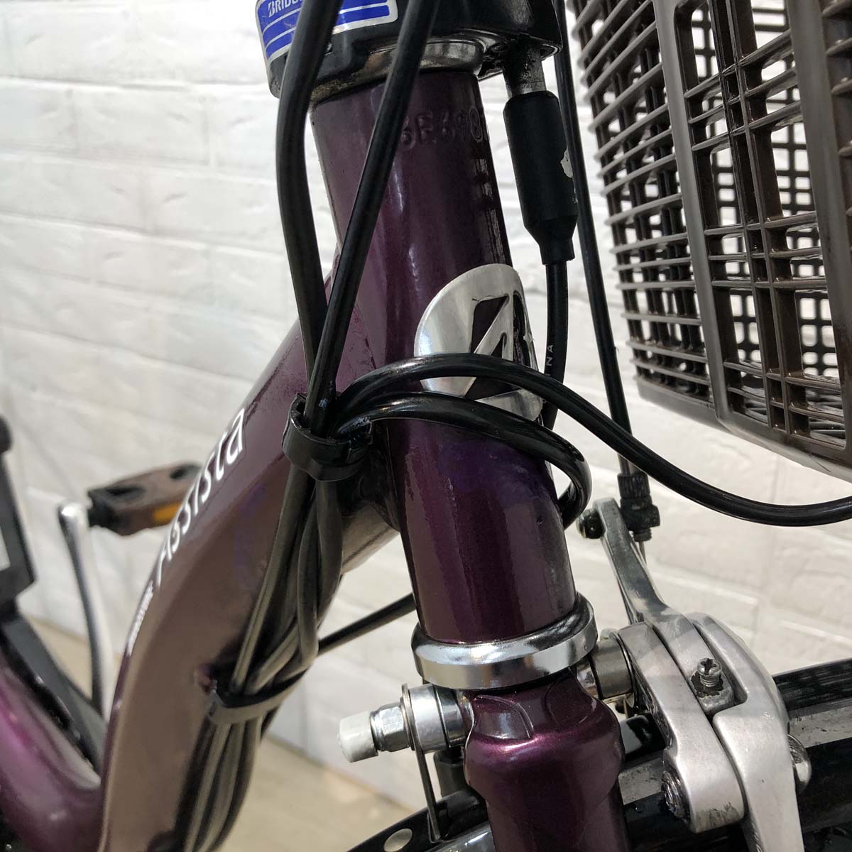 ブリヂストン アシスタ DX パープル 26インチ YX038 【中古車】