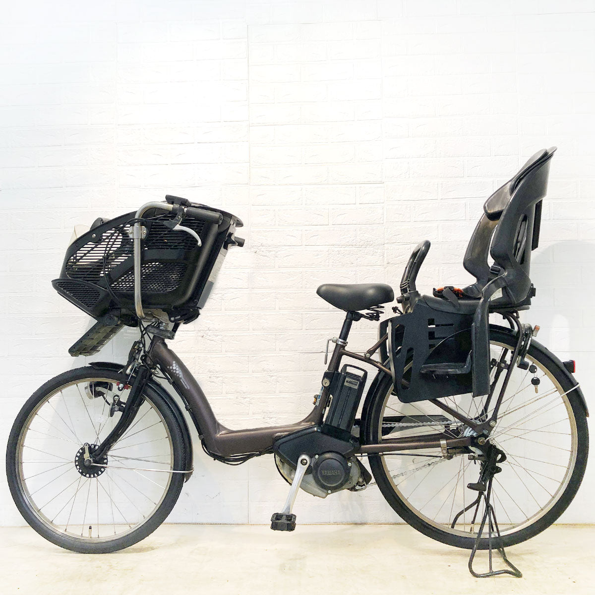 ブリヂストン アンジェリーノ e ブラウン 前22×後26インチ YE129【中古車】