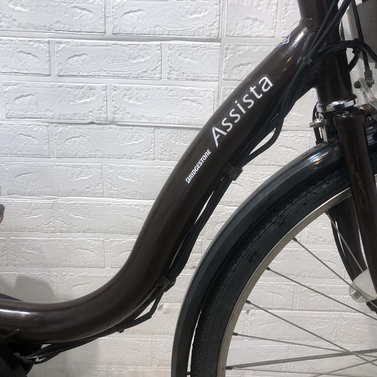 ブリヂストン アシスタ DX ブラウン 26インチ YX058 【中古車】