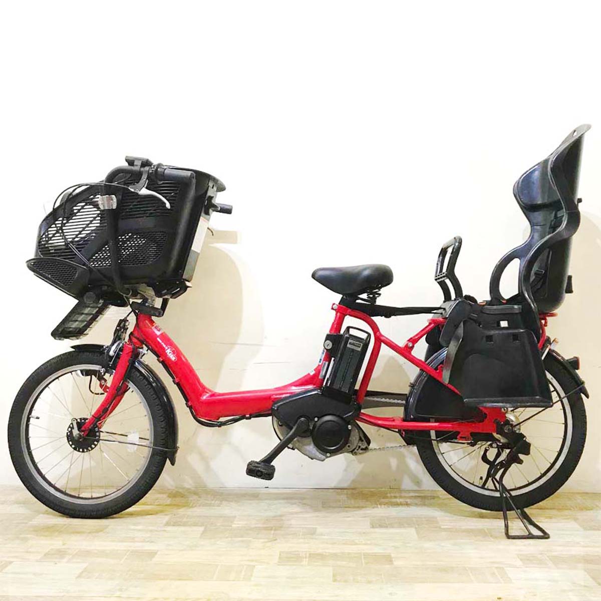 ヤマハ PAS Kiss mini パス キッス ミニ レッド 20インチ KZ003【中古車】