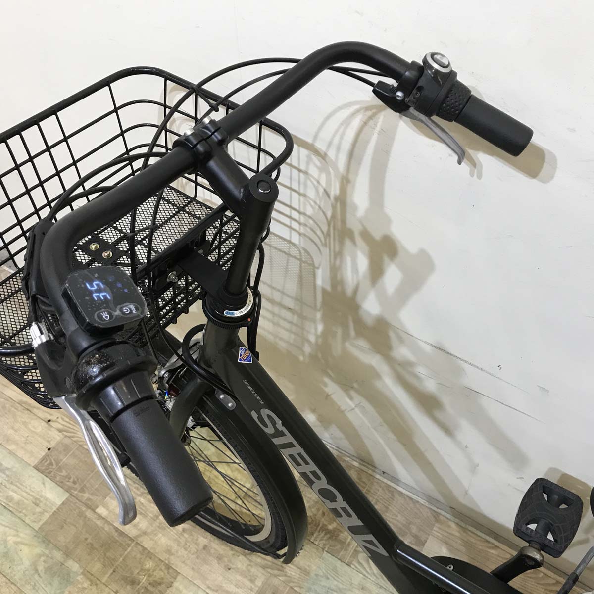 ブリヂストン ステップクルーズ e カーキ 26インチ KZ015 【中古車】