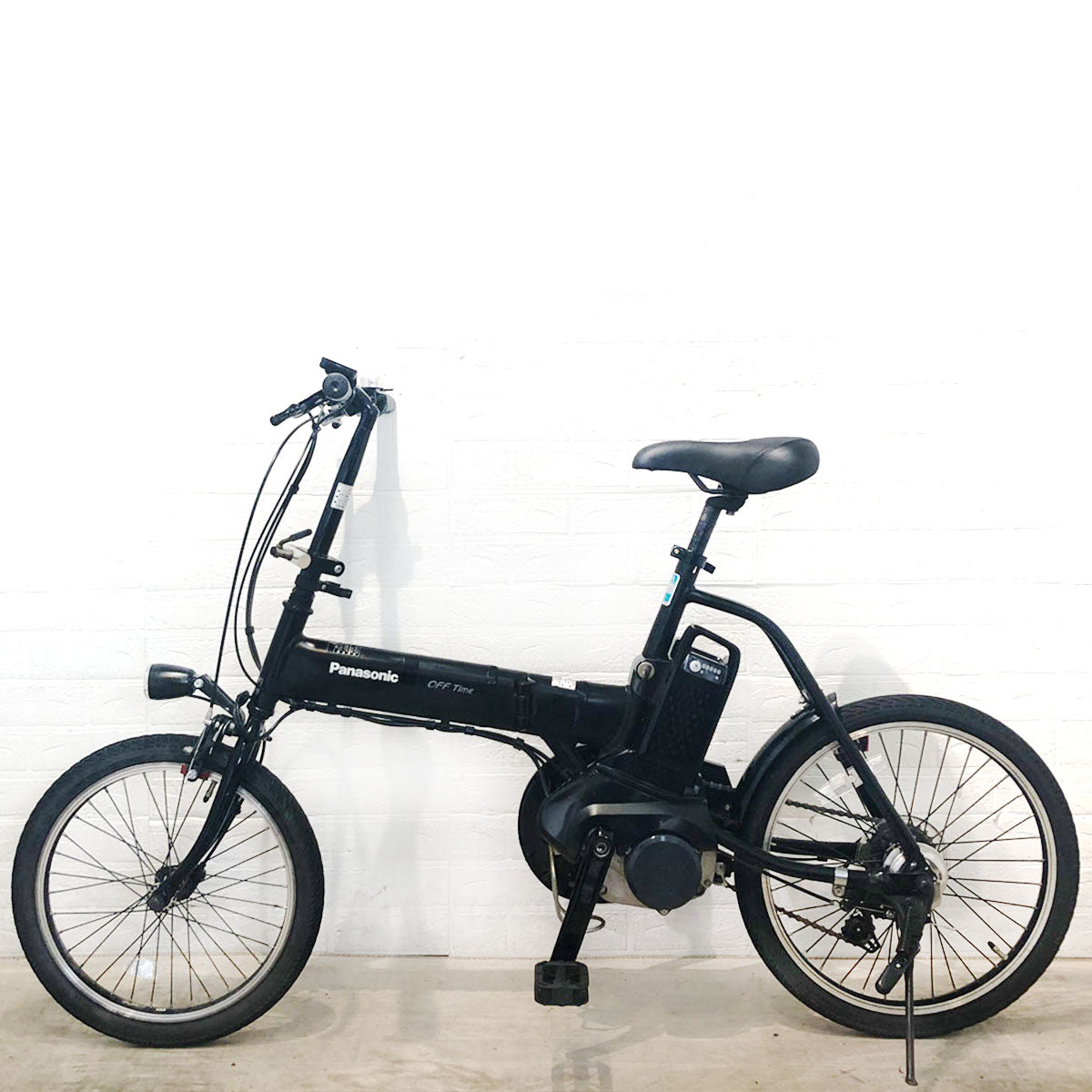 折りたたみ パナソニック オフタイム ブラック 前18×後20インチ YT026 【中古車】