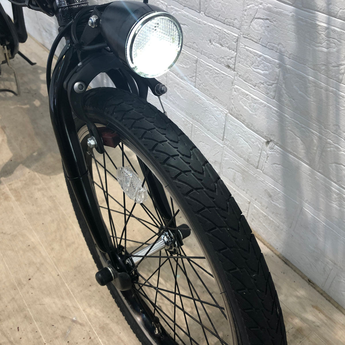 折りたたみ パナソニック オフタイム ブラック 前18×後20インチ YT026 【中古車】