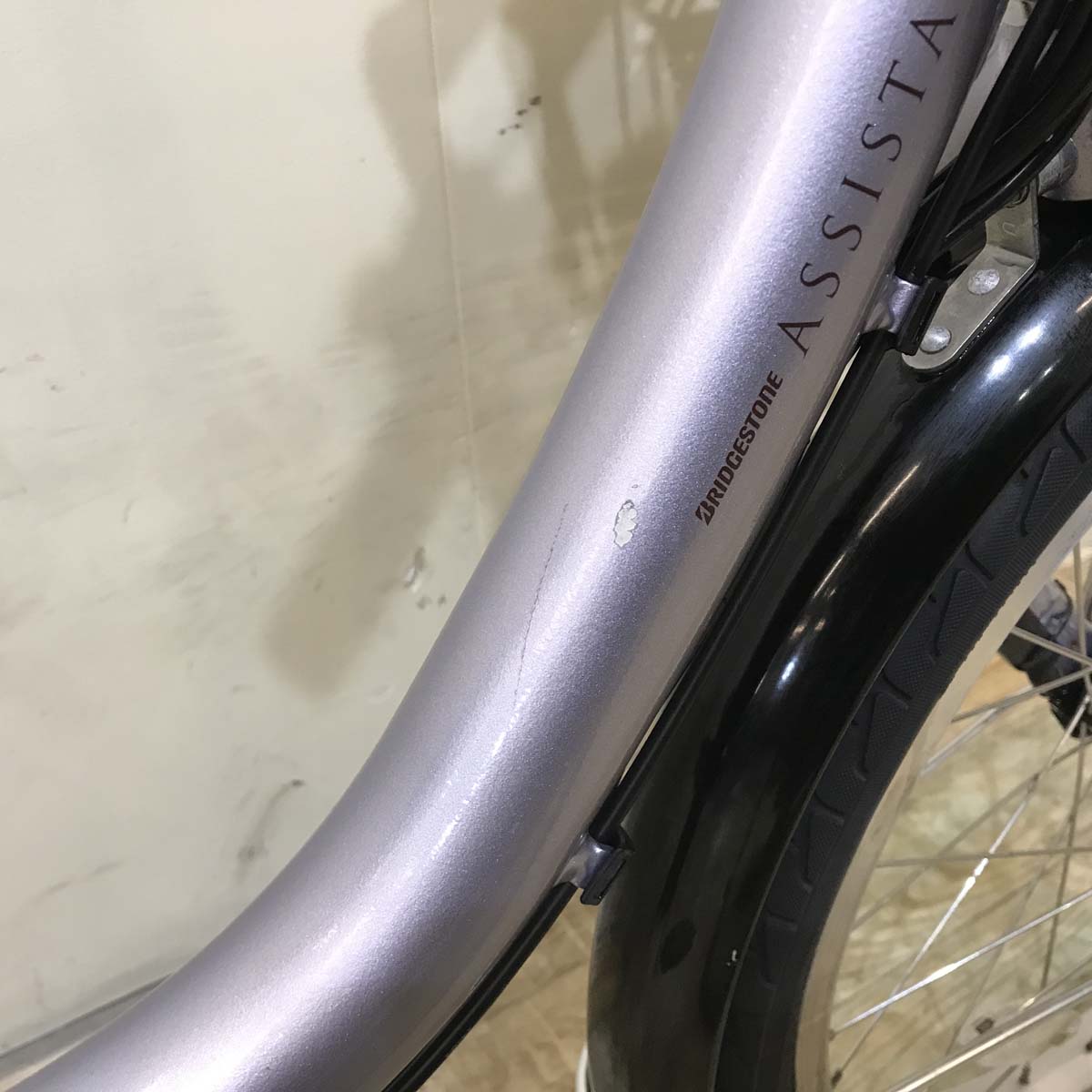 ブリヂストン アシスタ ユニ プレミア パープル 20インチ KU092 【中古車】