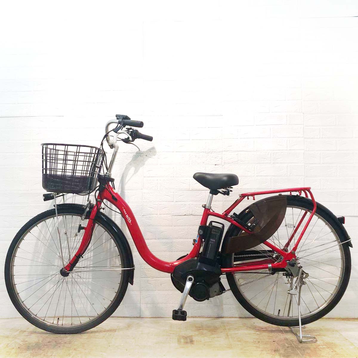 ヤマハ PAS With パス ウィズ レッド 26インチ YF034 【中古車】