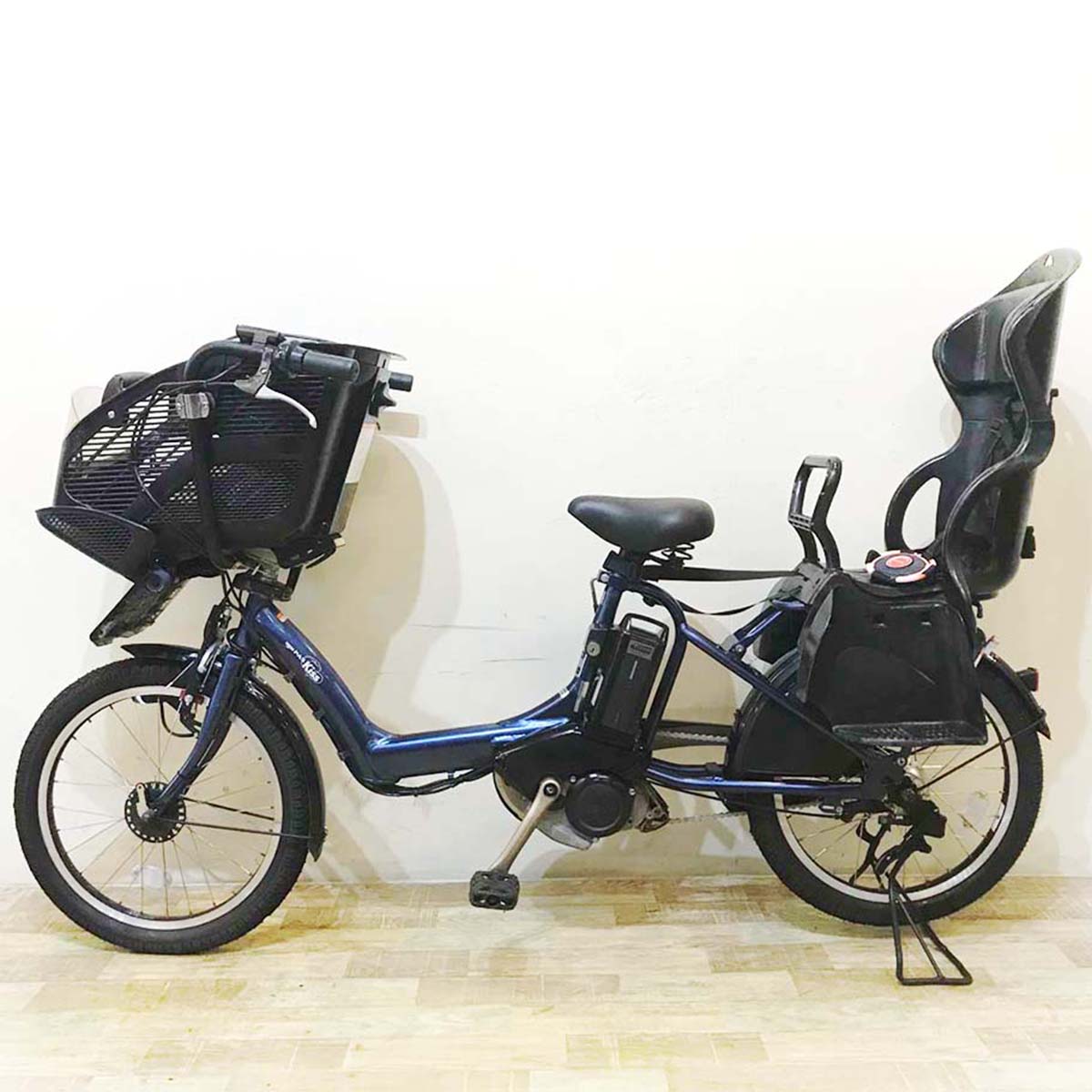 ヤマハ PAS Kiss mini パス キッス ミニ ネイビー 20インチ KE038【中古車】