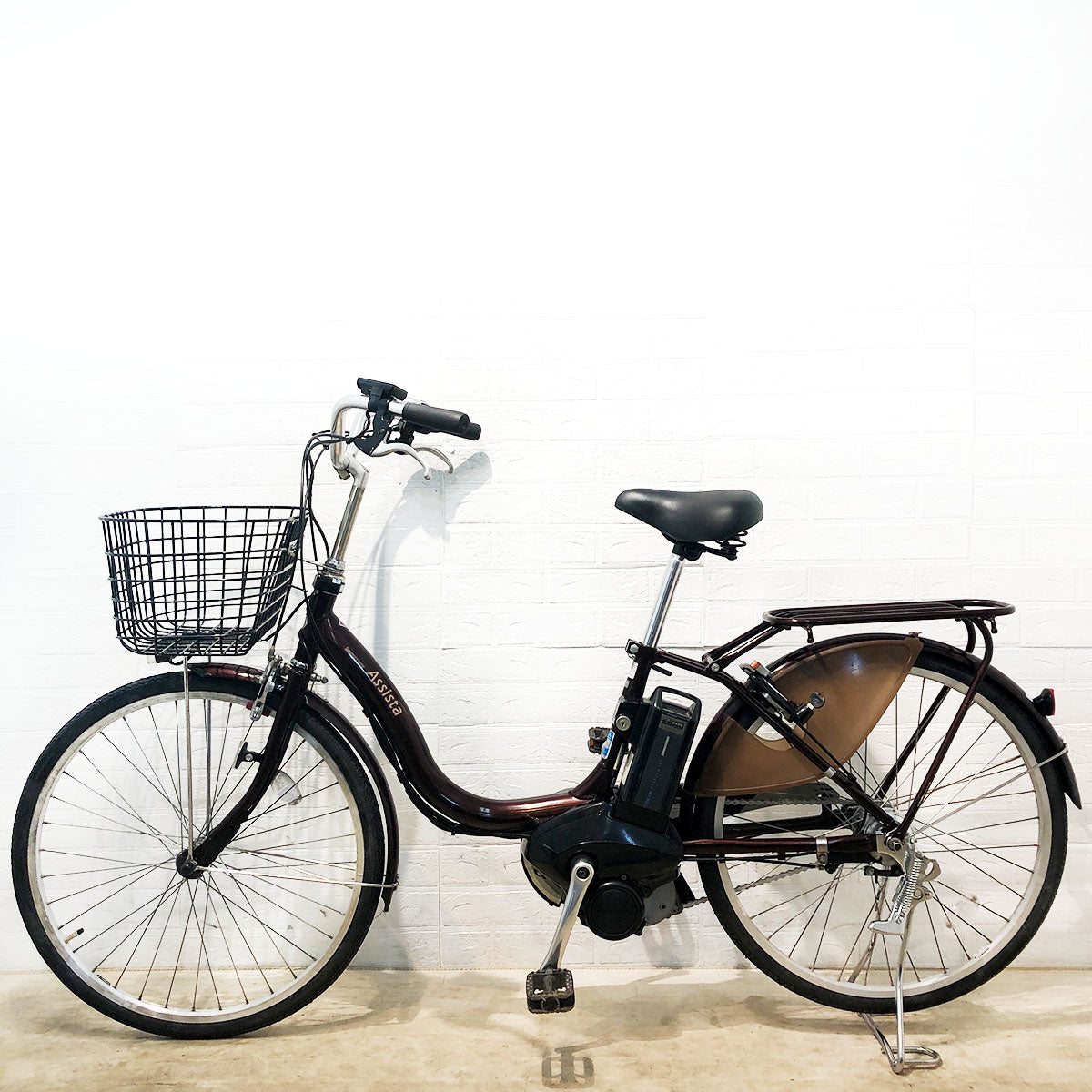 ブリヂストン アシスタ ファイン ブラウン 24インチ YO015 【中古車】