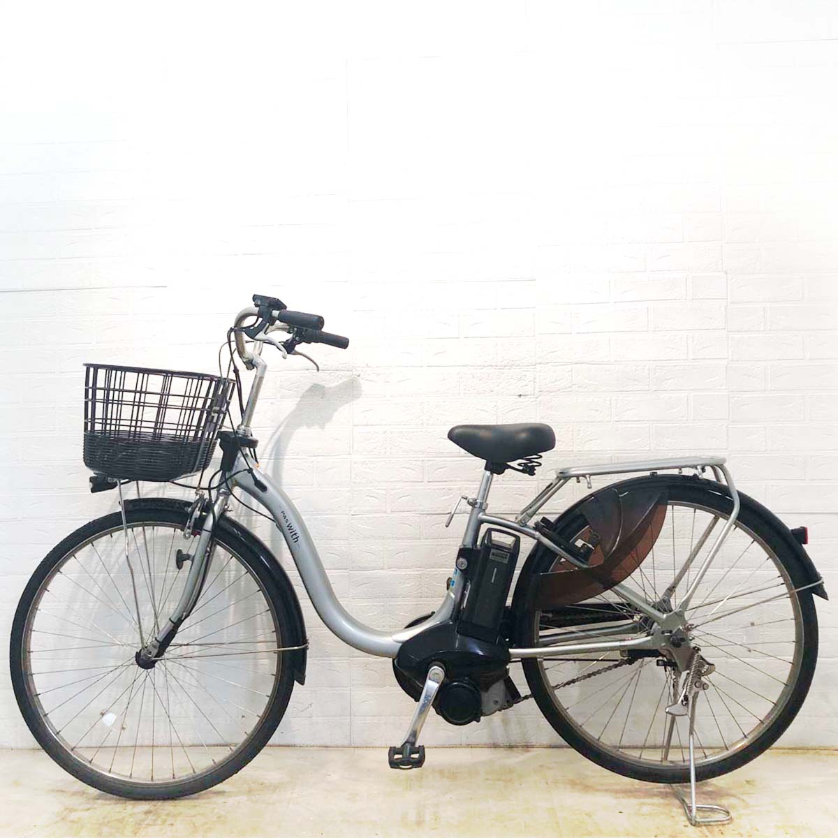 ヤマハ PAS With パス ウィズ シルバー 26インチ YF062 【中古車】