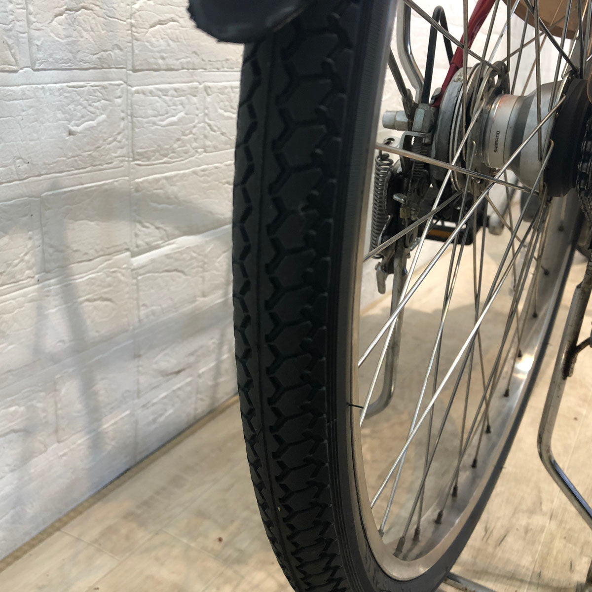 新品バッテリー パナソニック ビビ PX レッド 26インチ YT079 【中古車】