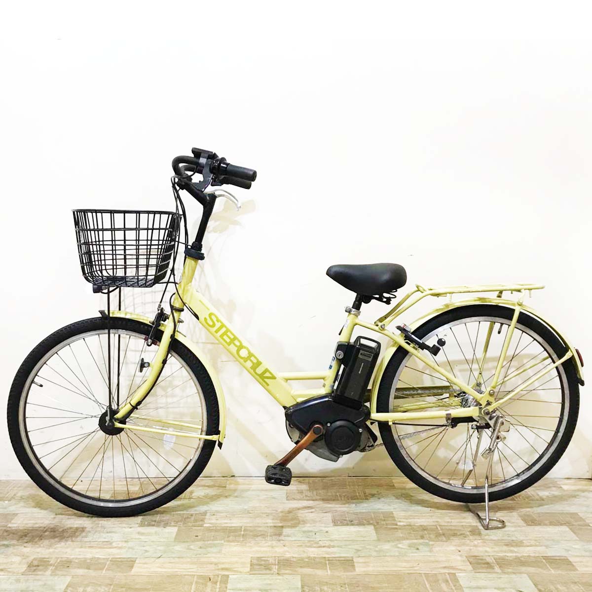 ブリヂストン ステップクルーズ e イエロー 26インチ KV018 【中古車】