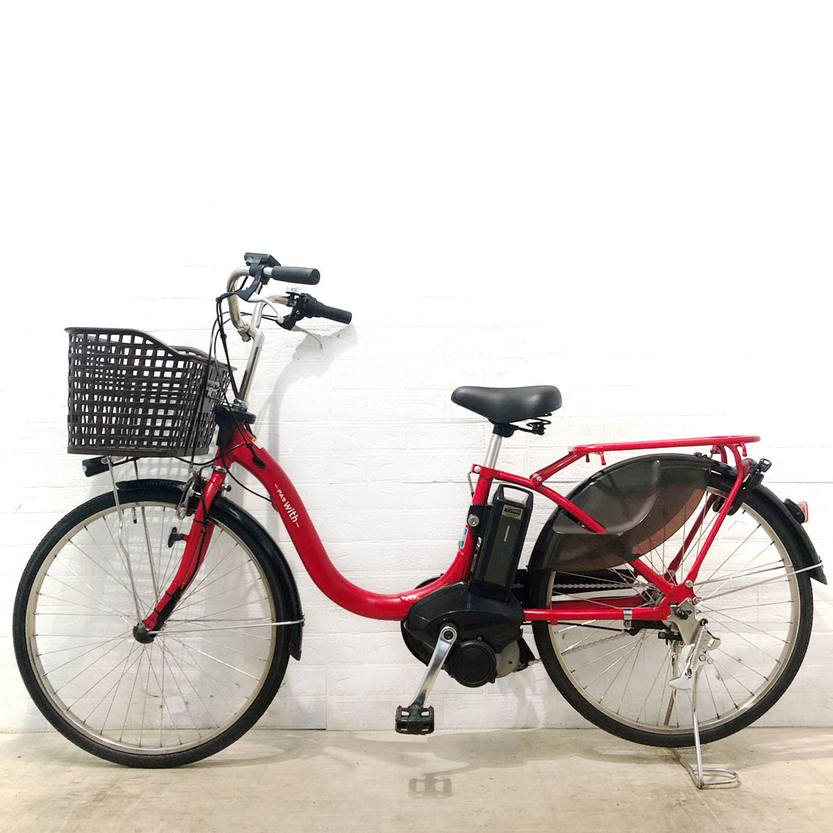 ヤマハ PAS With パス ウィズ レッド 24インチ YT124 【中古車】
