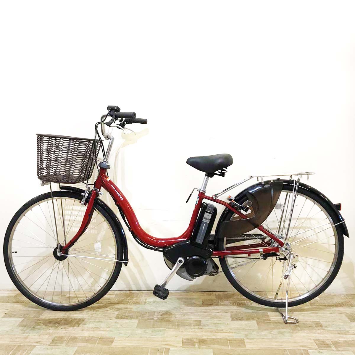 ヤマハ PAS ナチュラ M レッド 26インチ KV046 【中古車】