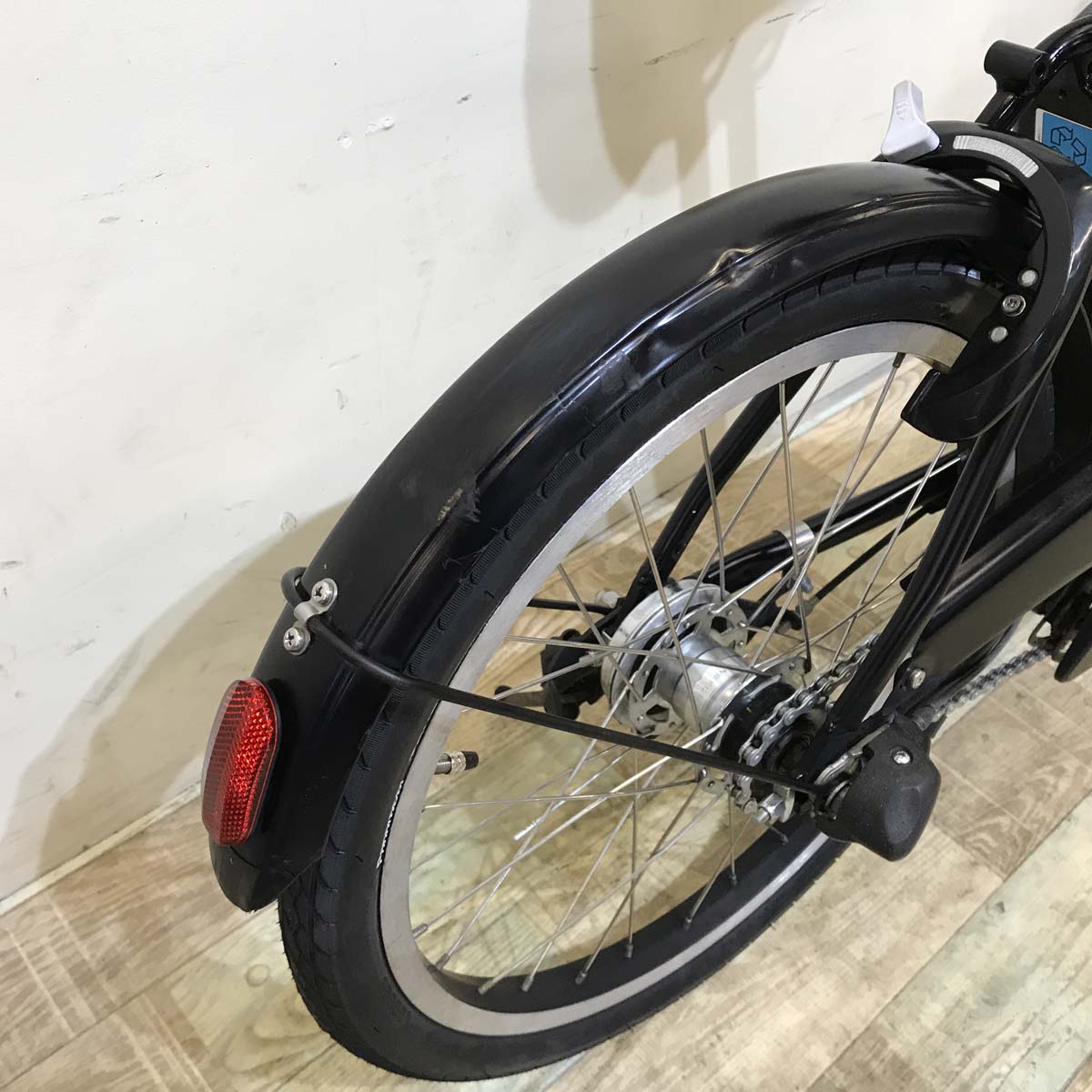 ブリヂストン アシスタ ユニ 20 ブラック 20インチ KV056 【中古車】