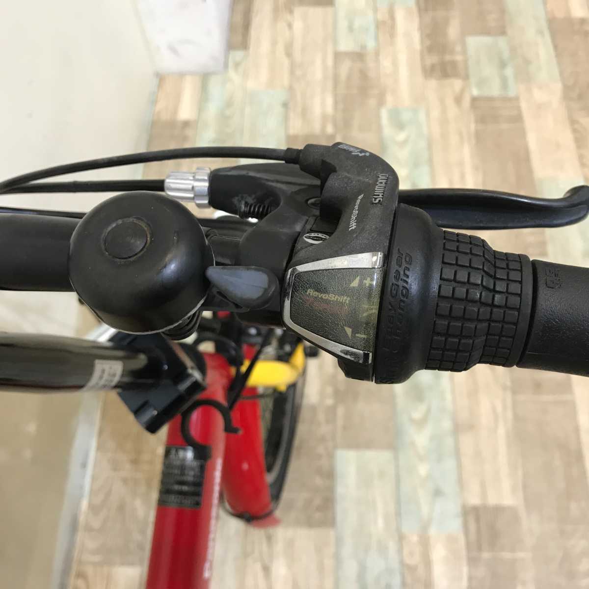 折りたたみ パナソニック オフタイム レッド × イエロー 前18×後20インチ KQ124【中古車】