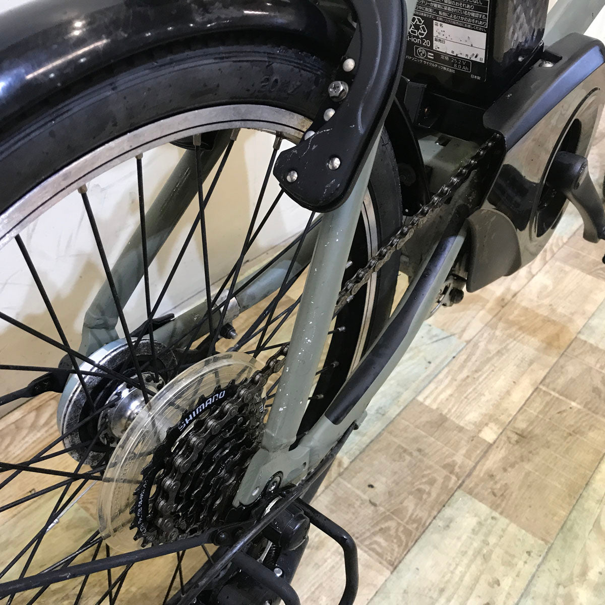 パナソニック ベロスター ミニ カーキ 20インチ KZ147 【中古車】