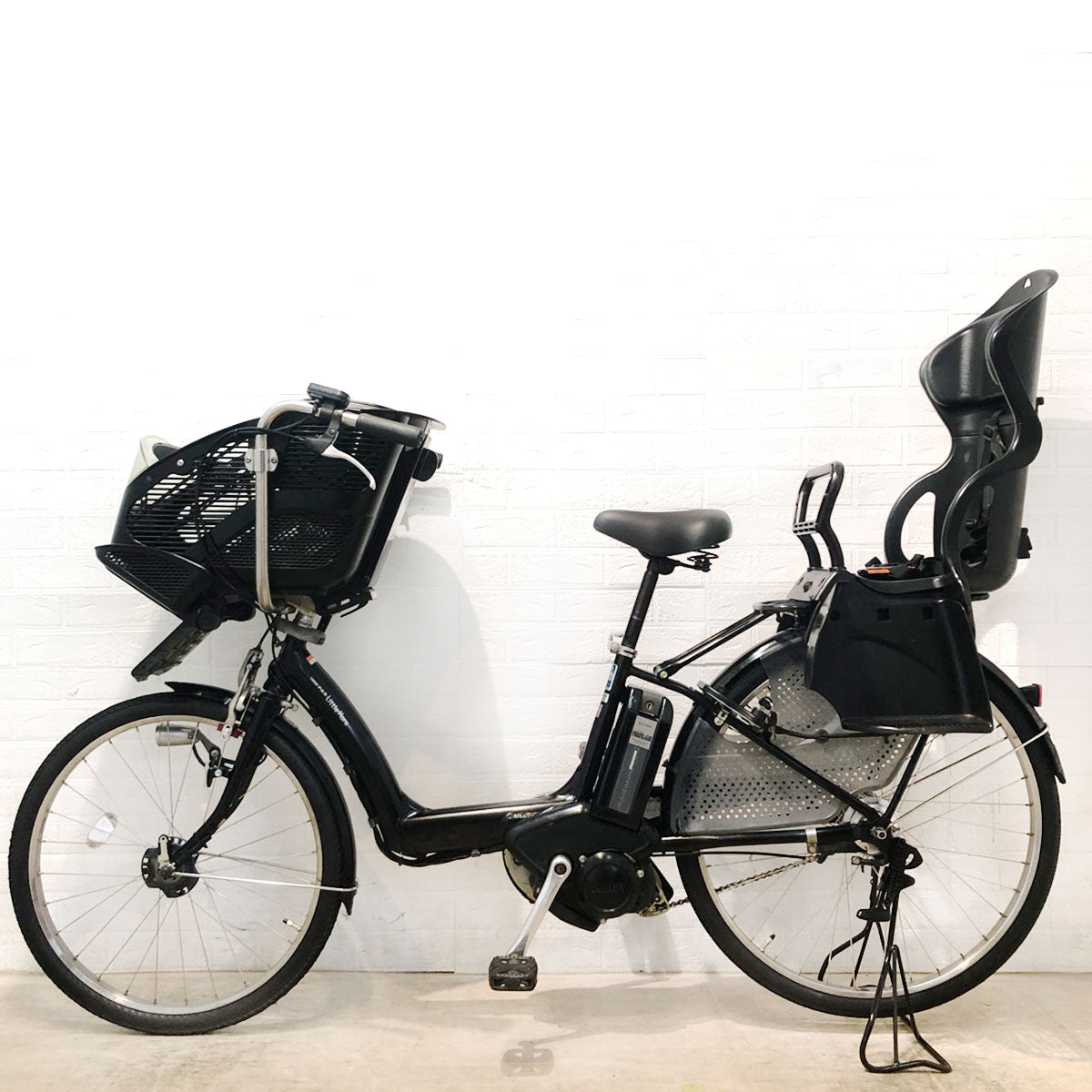 ヤマハ PAS リトルモア ブラック 前22×後26インチ YU005【中古車】