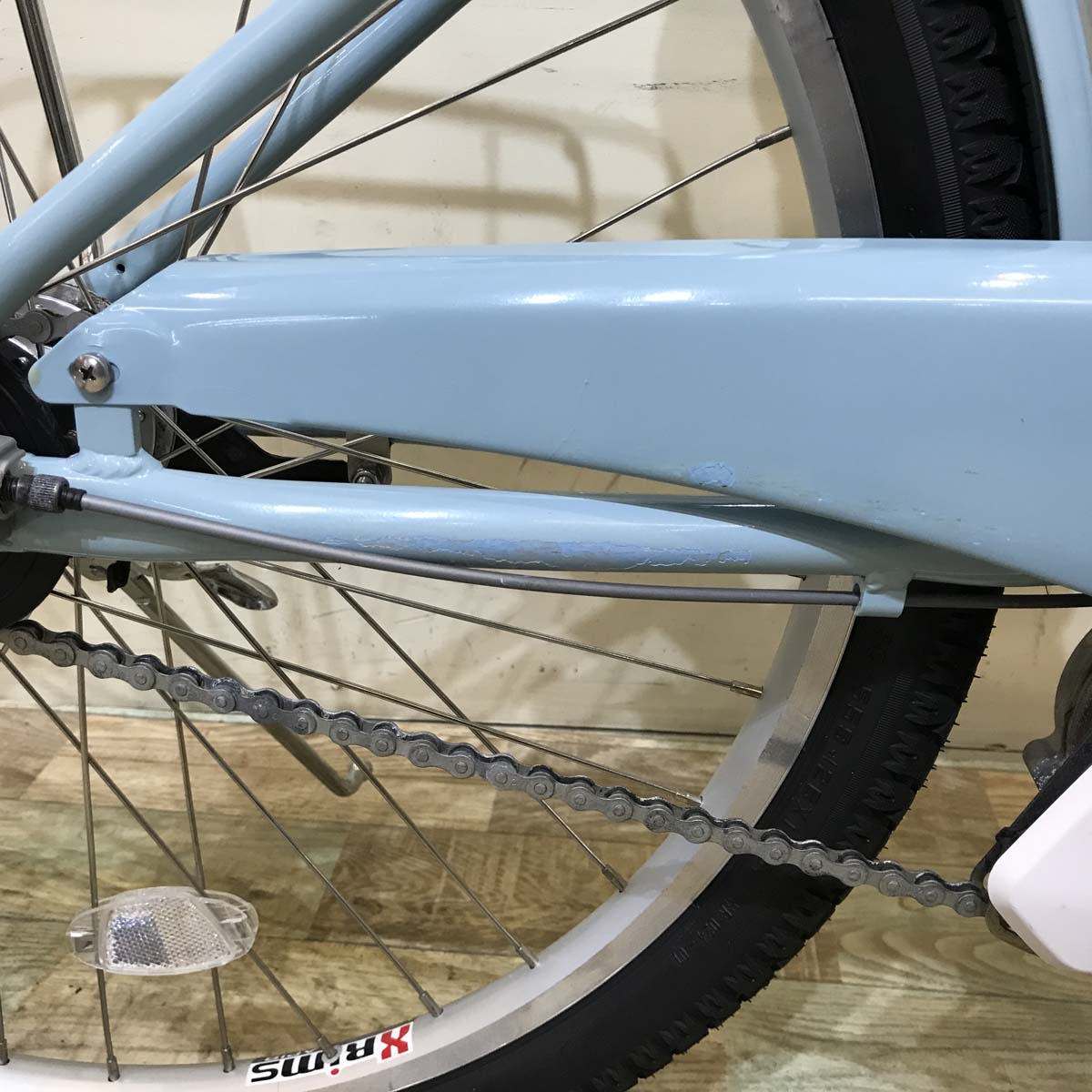 ブリヂストン デリーシェ ブルー 26インチ KV071 【中古車】