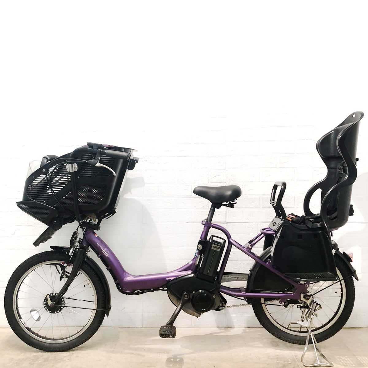 ヤマハ PAS Kiss mini XL パス キッス ミニ XL パープル 20インチ YU018【中古車】