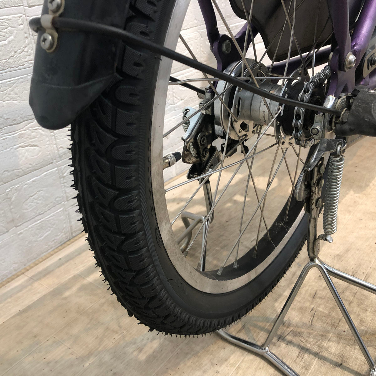 ヤマハ PAS Kiss mini XL パス キッス ミニ XL パープル 20インチ YU018【中古車】