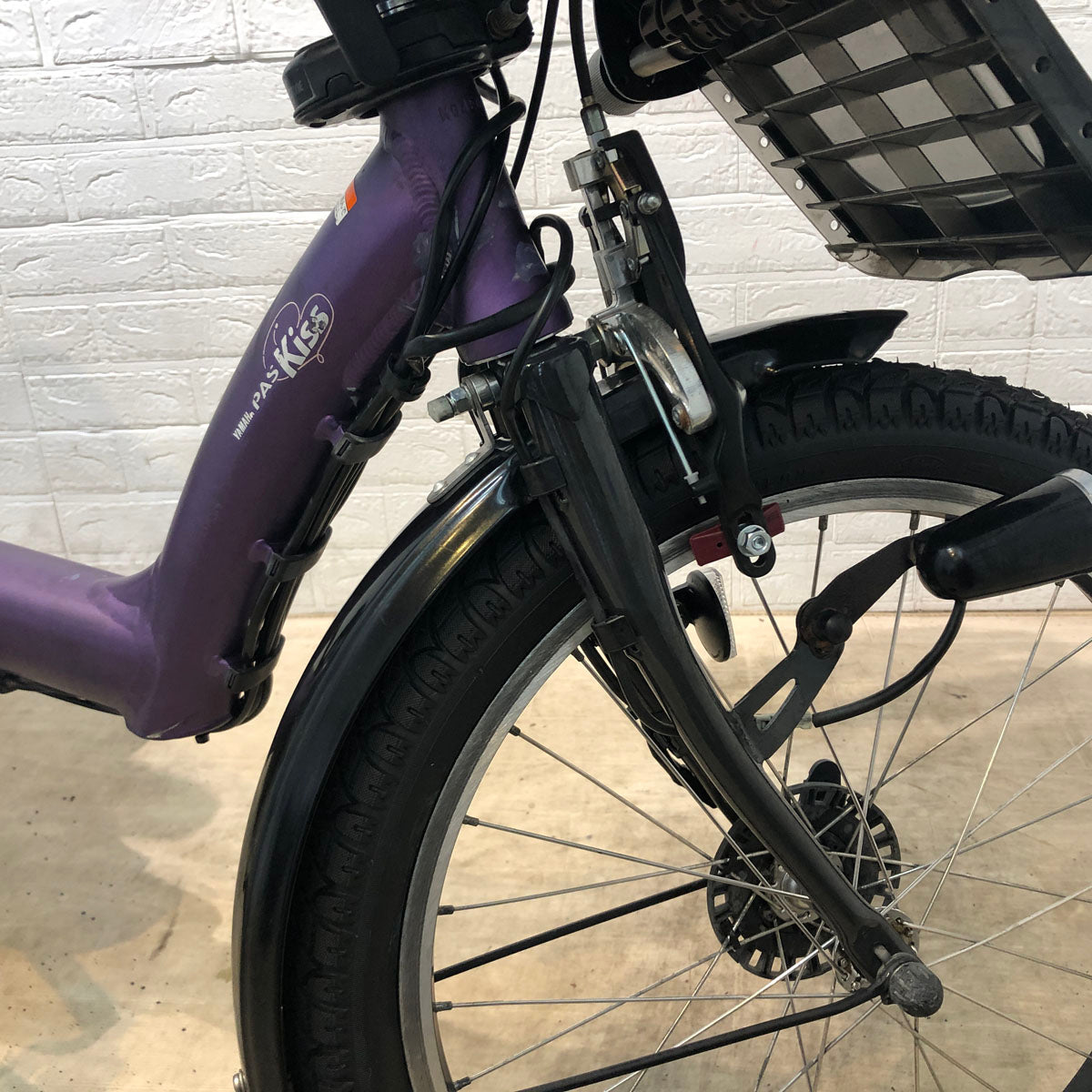 ヤマハ PAS Kiss mini XL パス キッス ミニ XL パープル 20インチ YU018【中古車】