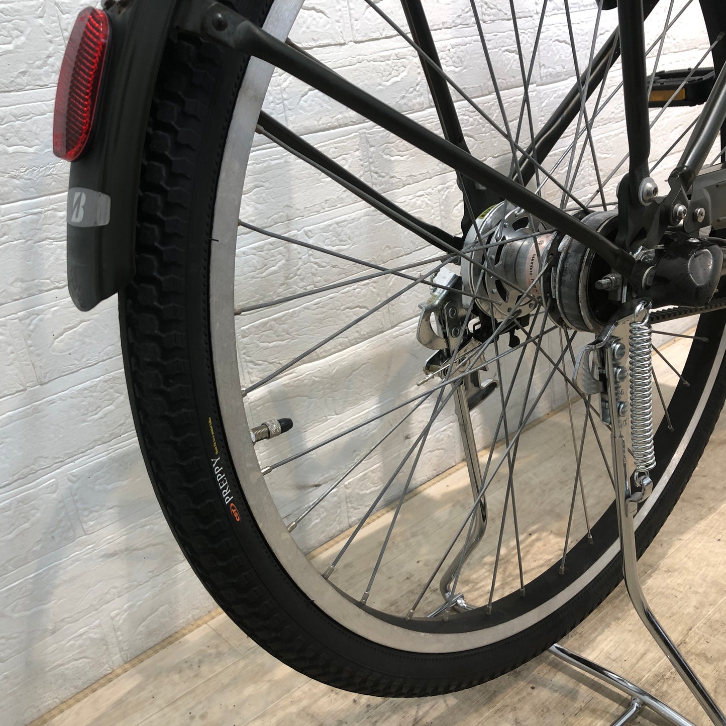 ブリヂストン ステップクルーズ e カーキ 26インチ YP011 【中古車】