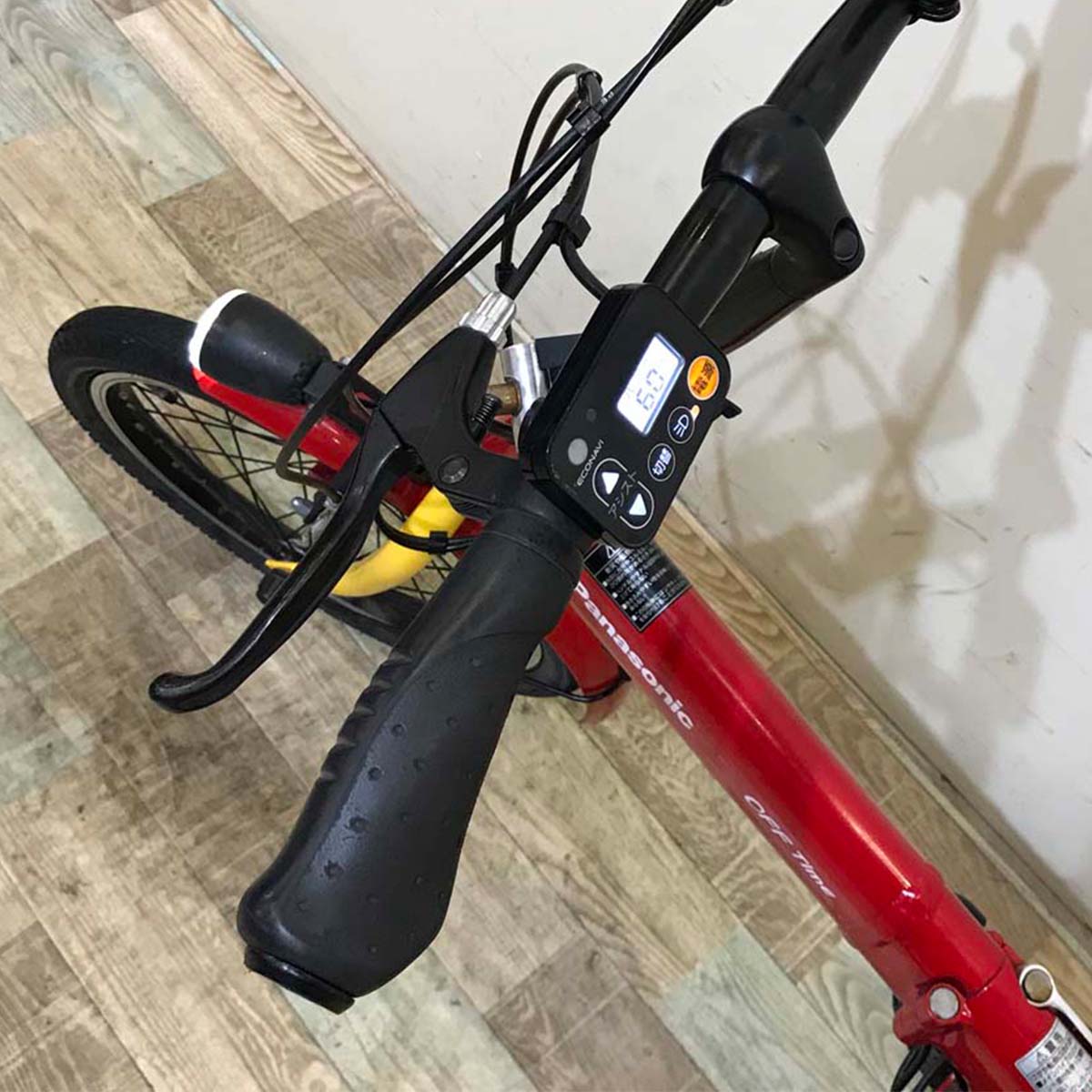 折りたたみ パナソニック オフタイム レッド × イエロー 前18×後20インチ KV109 【中古車】