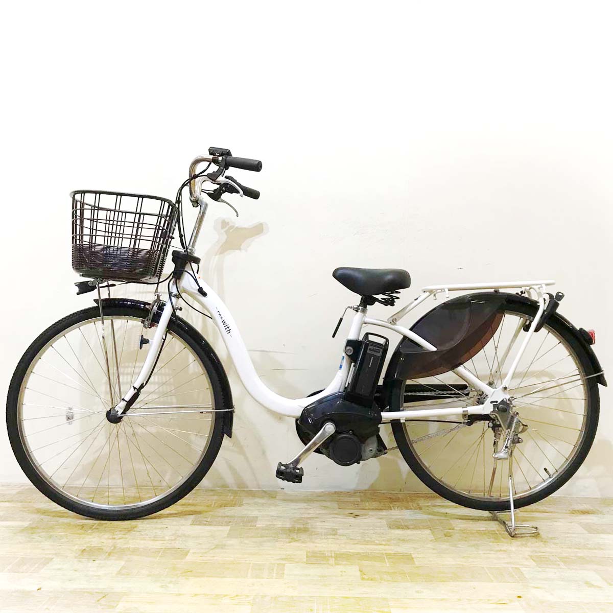ヤマハ PAS With パス ウィズ ホワイト 26インチ KF052 【中古車】