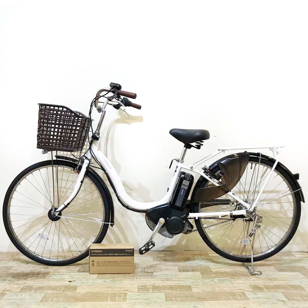 新品バッテリー ヤマハ PAS ナチュラ L DX ホワイト 26インチ KV113 【中古車】