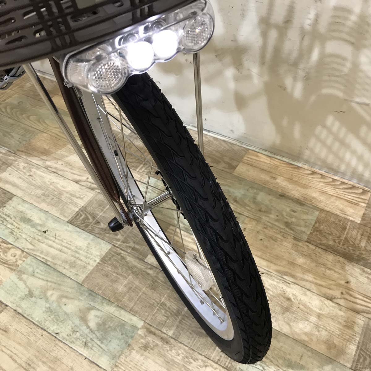 ブリヂストン アシスタ コンパクト ブラウン 20インチ KV115 【中古車】